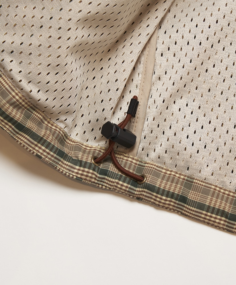Madras Check Game Shirt Jacket Brown/ブラウン L(MEN)
