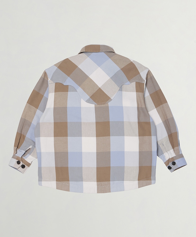 Buffalo Check Pullover Shirt Sax/サックス M(MEN)