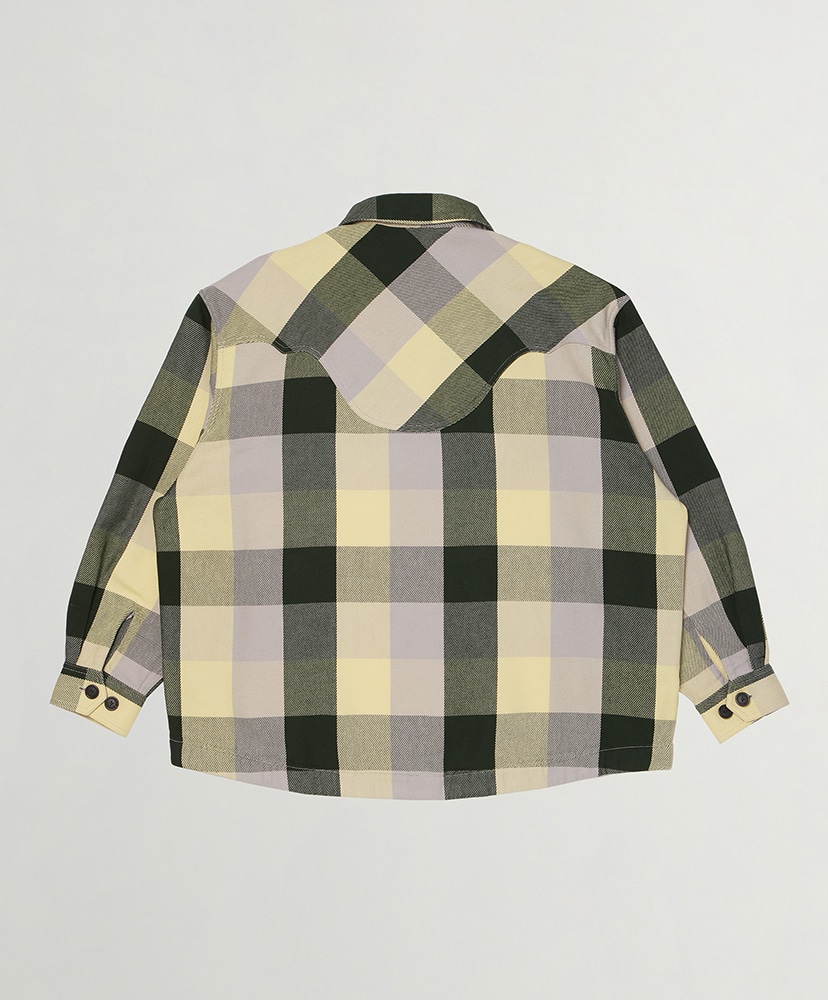 Buffalo Check Pullover Shirt Yellow/イエロー S(MEN)