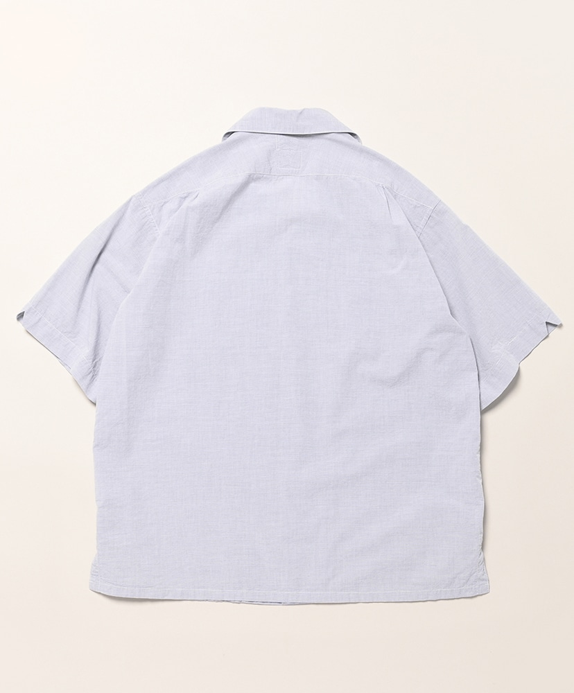 Fever 2 S/S - High Count Broadcloth Grey Stripe/グレーストライプ L(MEN)