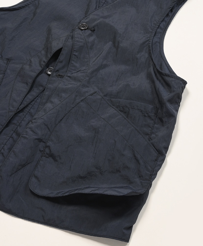 Dee Vest 2 - Crinkle Nylon Taffeta Navy/ネイビー L(MEN)