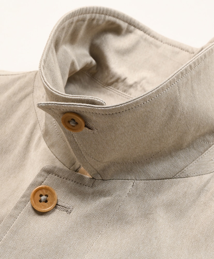 Cotton Covert Gabardine Walker Coat Taupe/トープ 2(MEN)