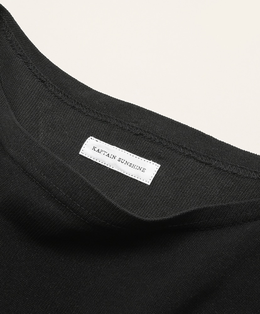 Washi Tenjiku Boatneck P/O Black/ブラック 2(MEN)