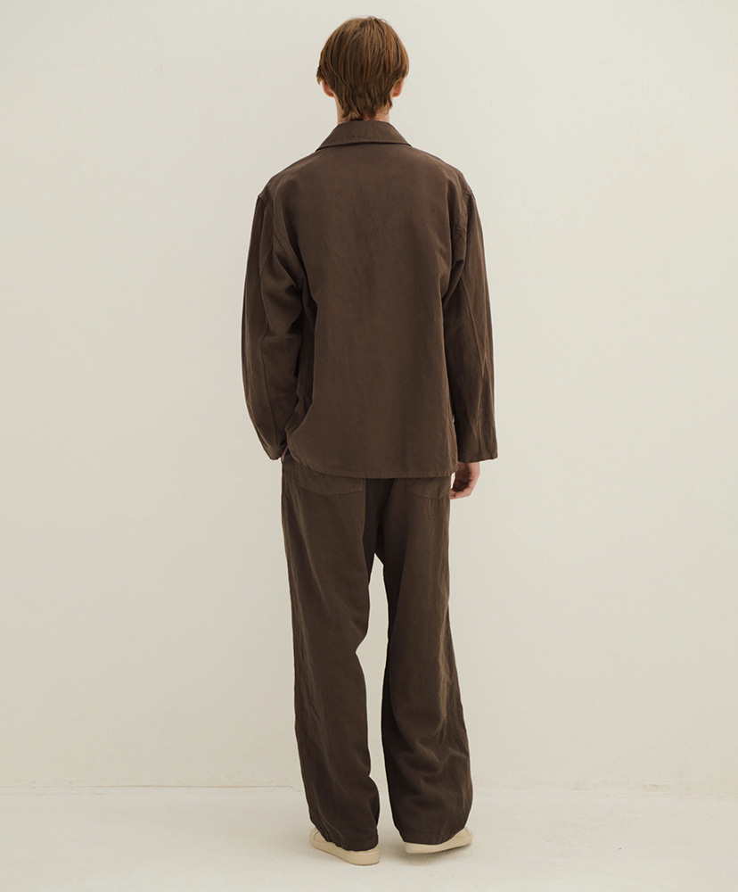 Gaba. Work Shirt Jacket Cub Brown/カブブラウン 2(MEN)