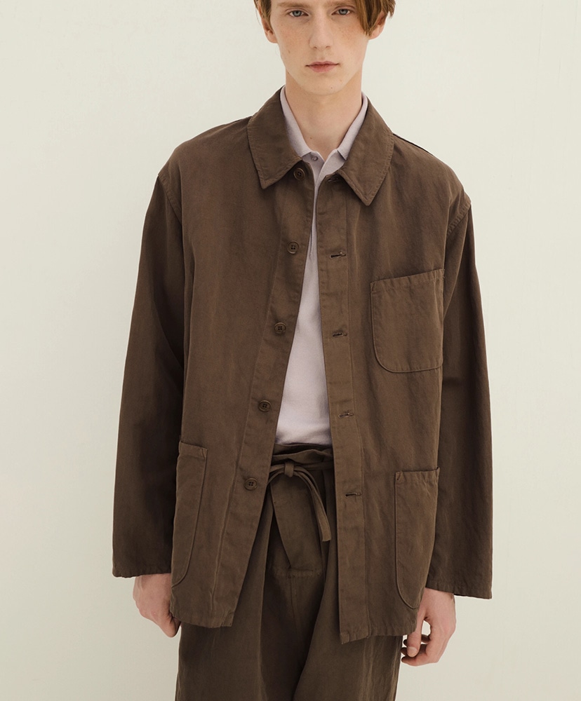 Gaba. Work Shirt Jacket Cub Brown/カブブラウン 2(MEN)