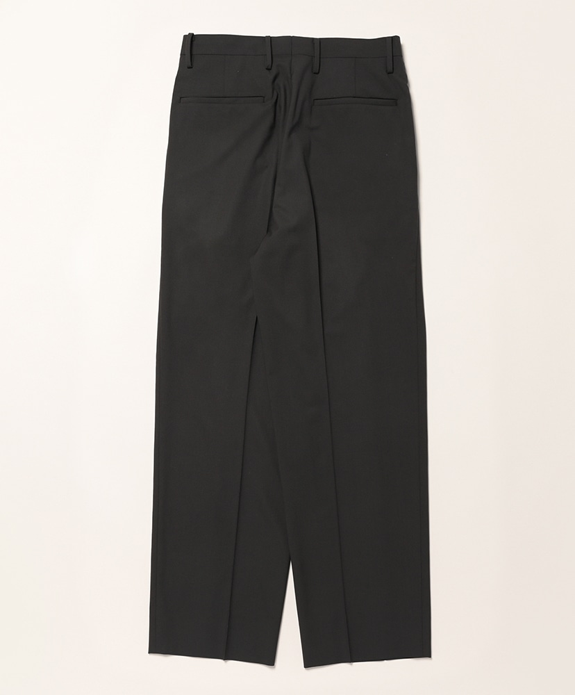 Wool Poplin Shoecut Slacks Ink Black/インクブラック 2(MEN)