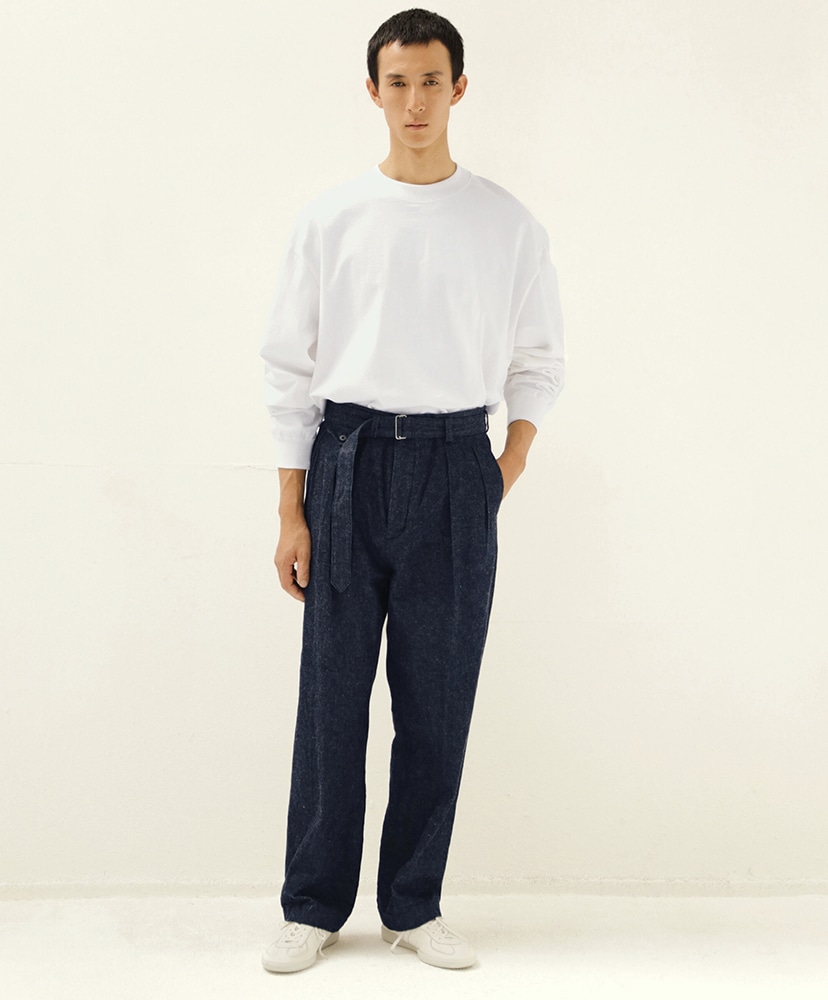 Cotton Linen Denim Riviera Trousers Indigo/インディゴ 3(MEN)