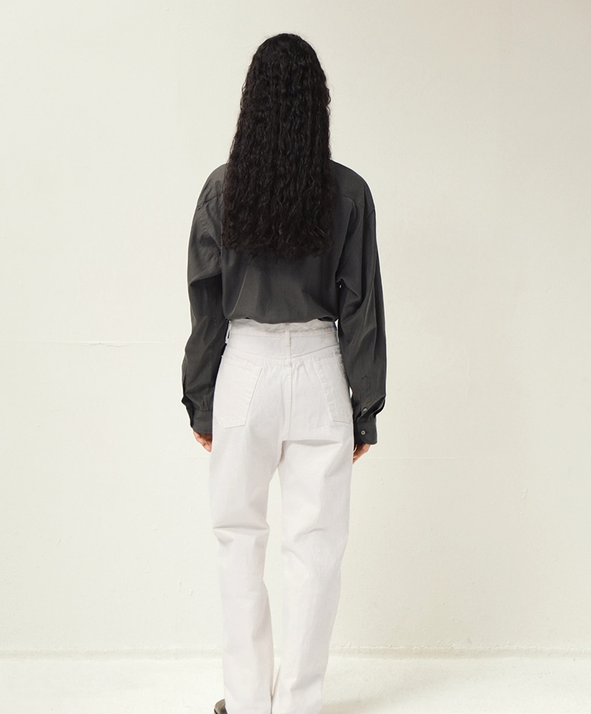 Regular Collar Shirt STRIPE Ink Black/インクブラック 2(MEN)