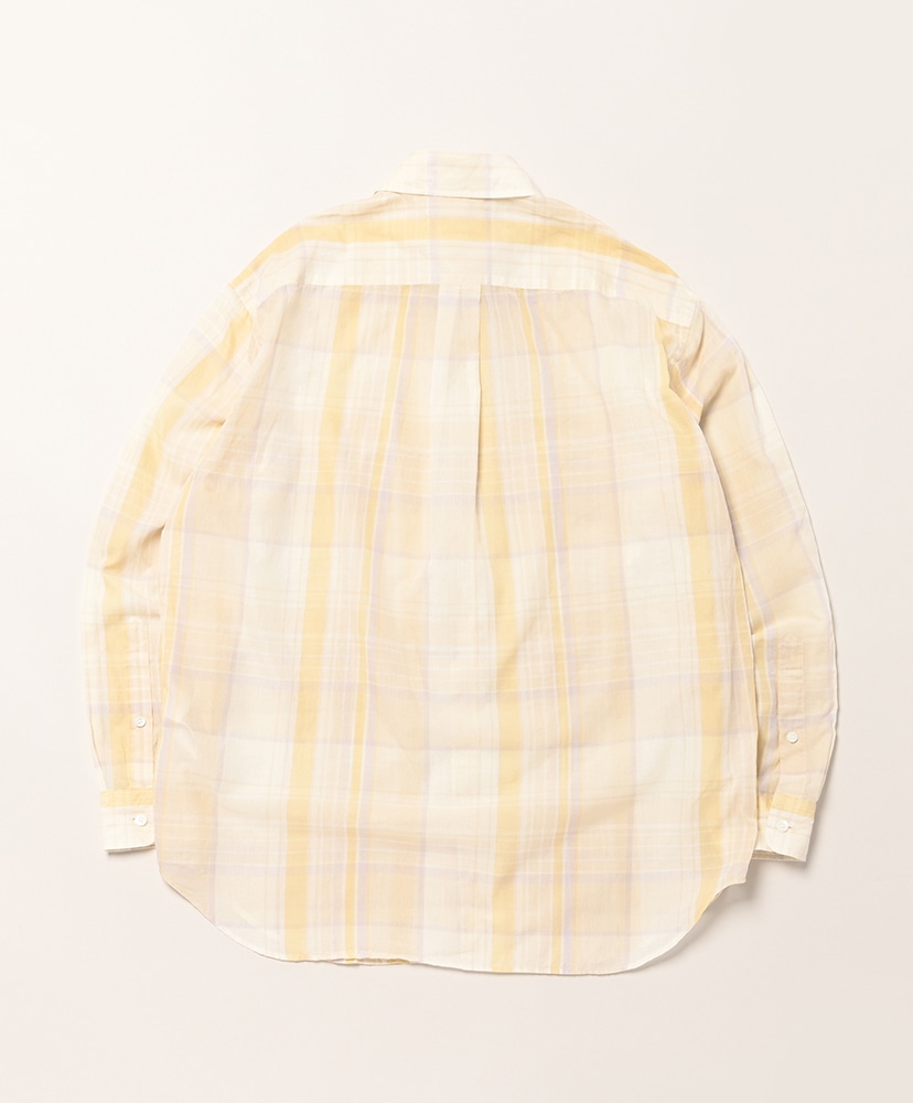 Gauze Plaid Plain Shirt Pastel Plaid/パステルプラッド 2(MEN)