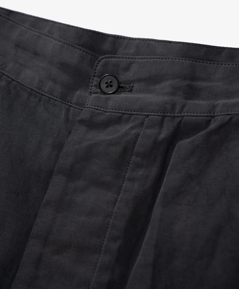 × LADY WHITE CO. Cotton Linen Short Charcoal/チャコール 3(MEN)