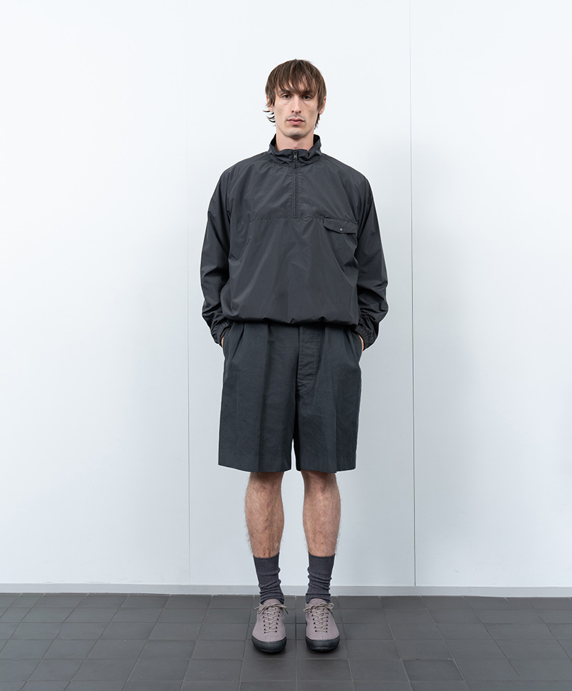 × LADY WHITE CO. Cotton Linen Short Charcoal/チャコール 3(MEN)