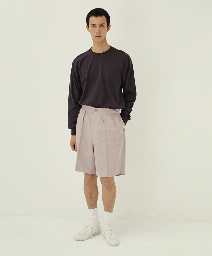 × LADY WHITE CO. Cotton Linen Short Taupe/トープ 3(MEN)