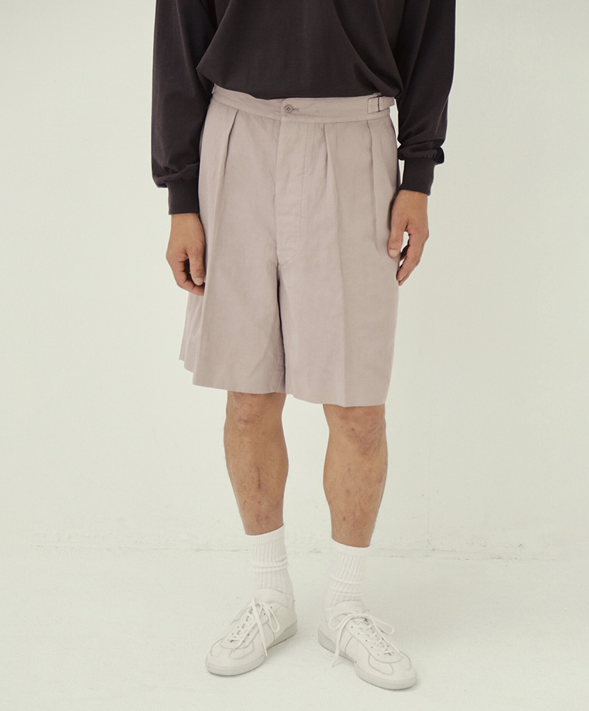 × LADY WHITE CO. Cotton Linen Short Taupe/トープ 3(MEN)