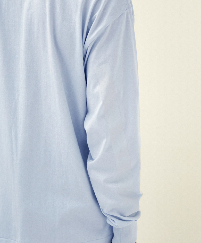 × LADY WHITE CO. L/S Stripe T-shirt Baby Blue/ベイビーブルー 3(MEN)