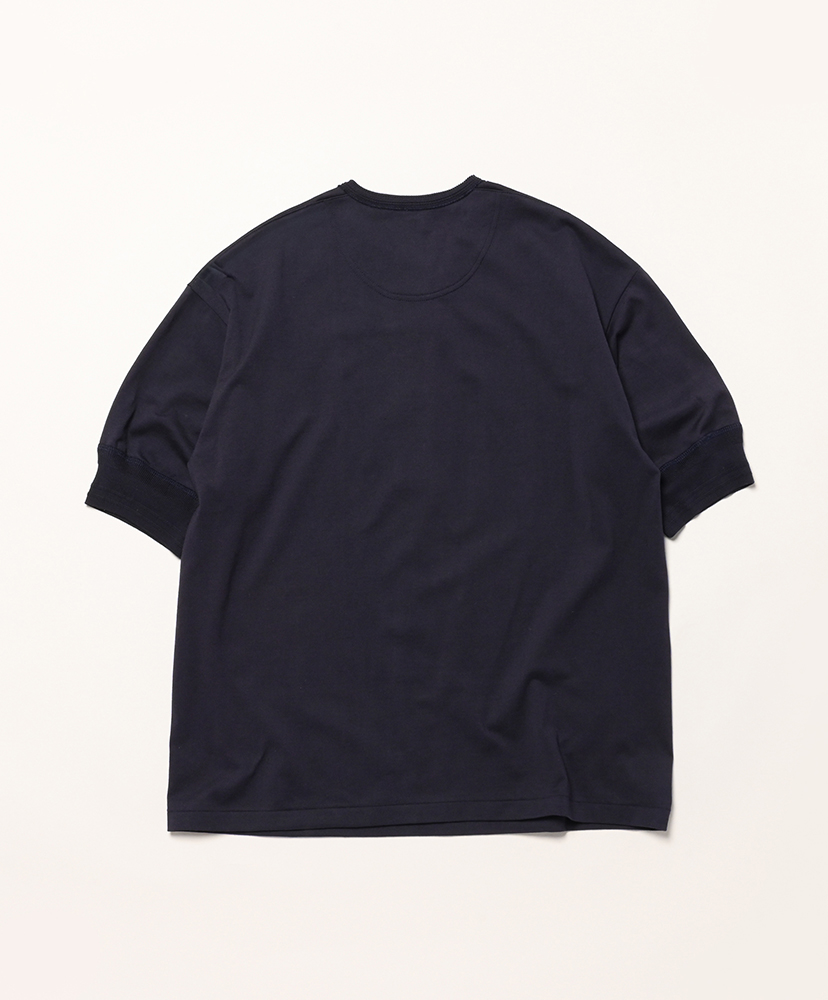 Suvin Supima Tube Henleyneck Tee Light Navy/ネイビー 2(MEN)