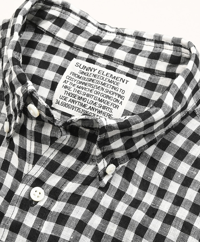 Hike BD Shirt Black Off Check/ブラックオフチェック 1(MEN)