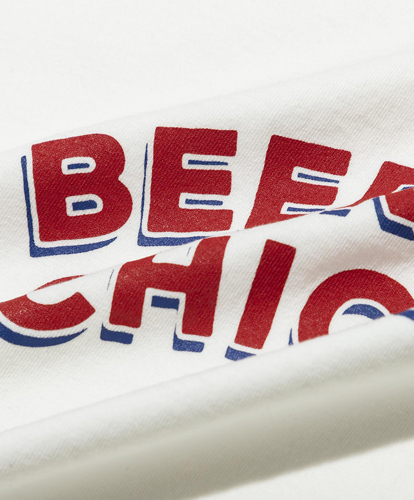 BEER BUT CHICKEN Tee designed by Motonobu Nakamura White/ホワイト S(MEN)