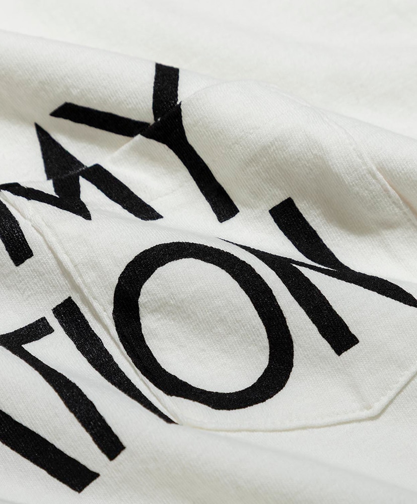 DOG IS MY SALVATION Pocket Tee White/ホワイト L(MEN)