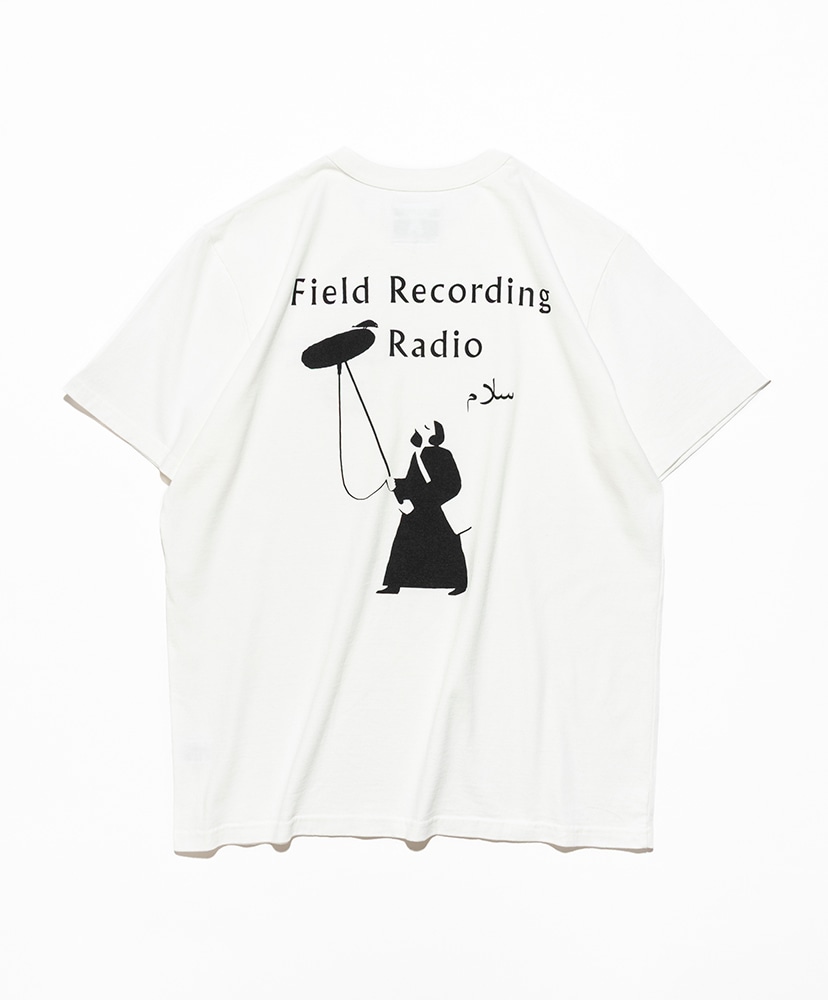 FIELD RECORDING RADIO Tee White/ホワイト L(MEN)