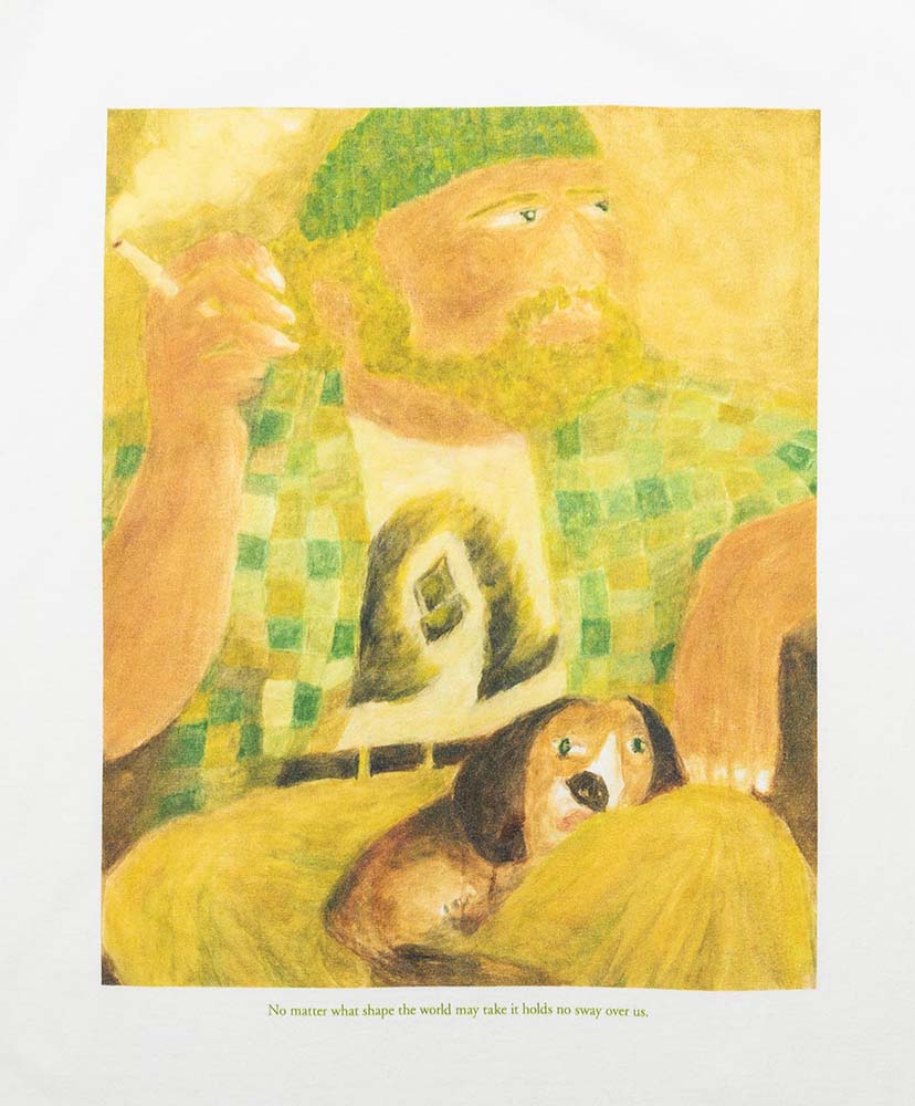 No matter what shape the world may take, it holds no sway over  us. Tee White/ホワイト L(MEN)