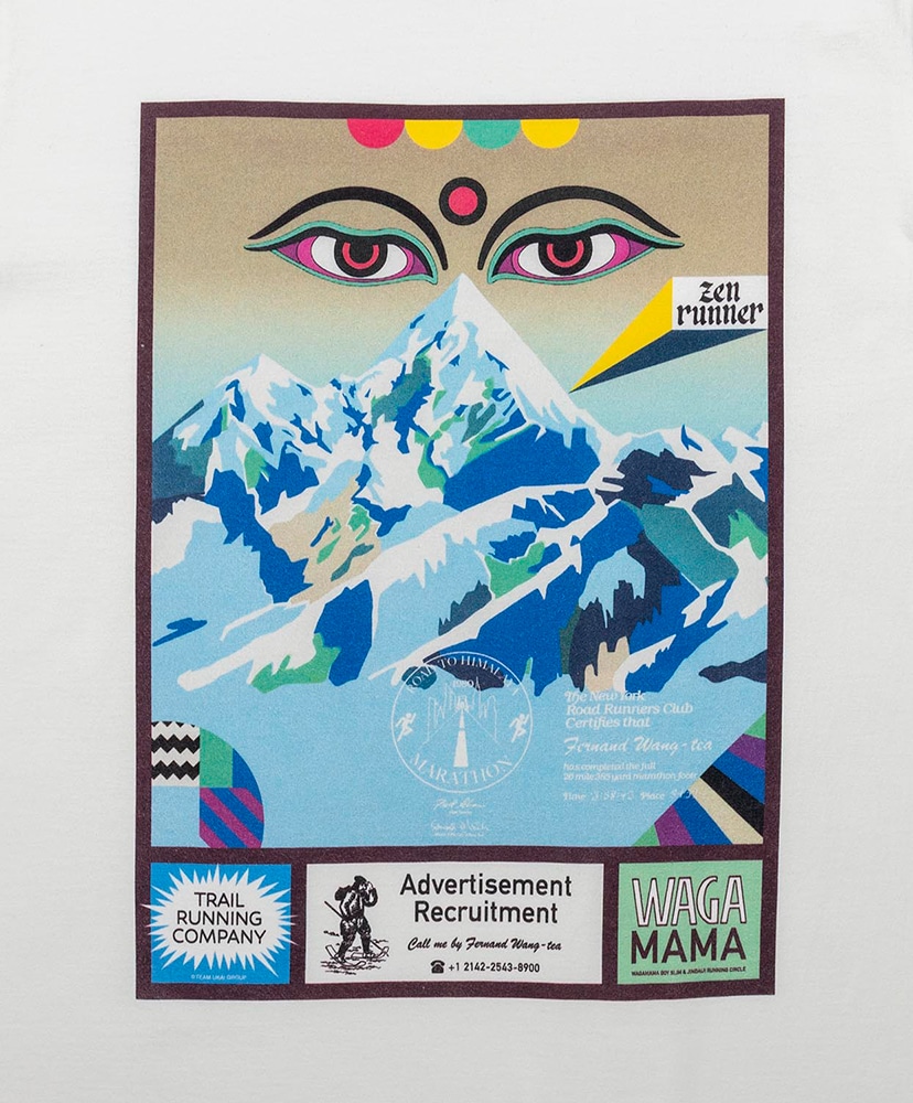 Road to the Himalayan Race Tee White/ホワイト L(MEN)