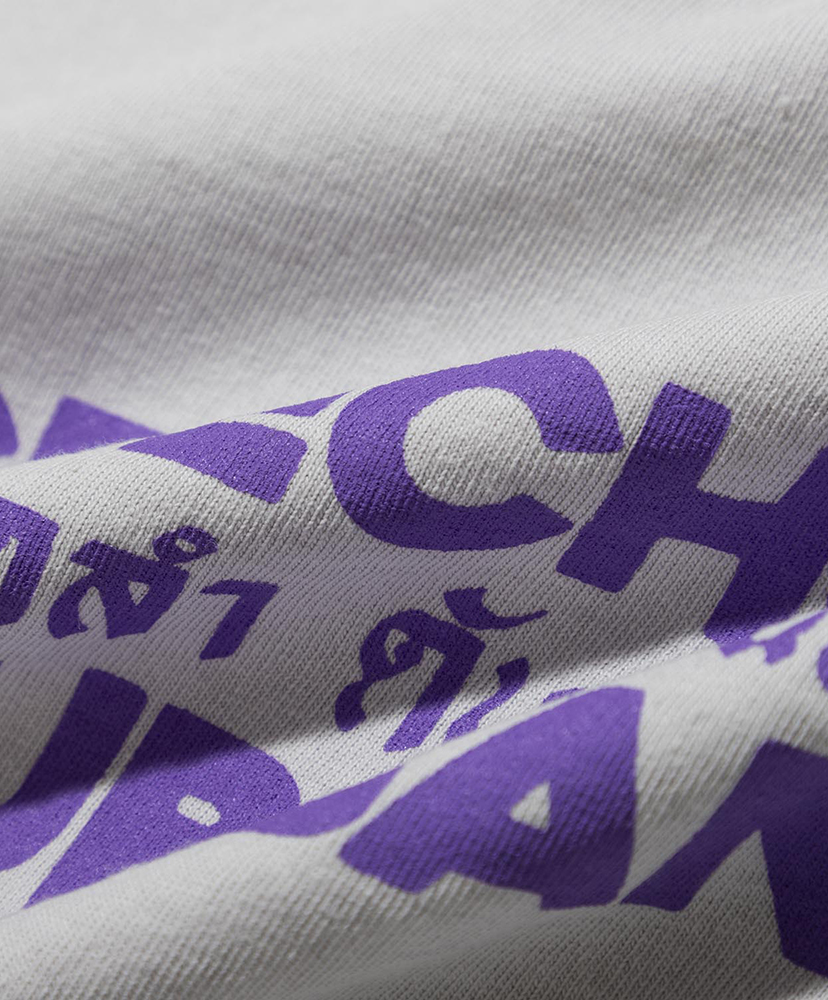 SPACE ECHO MOLAM DUB BAND Tee designed by MOOLA / YANGGAO Ice Gray/アイスグレー S(MEN)
