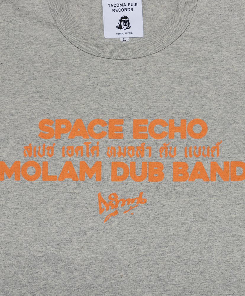 SPACE ECHO MOLAM DUB BAND Tee designed by MOOLA / YANGGAO Oatmeal/オートミール S(MEN)