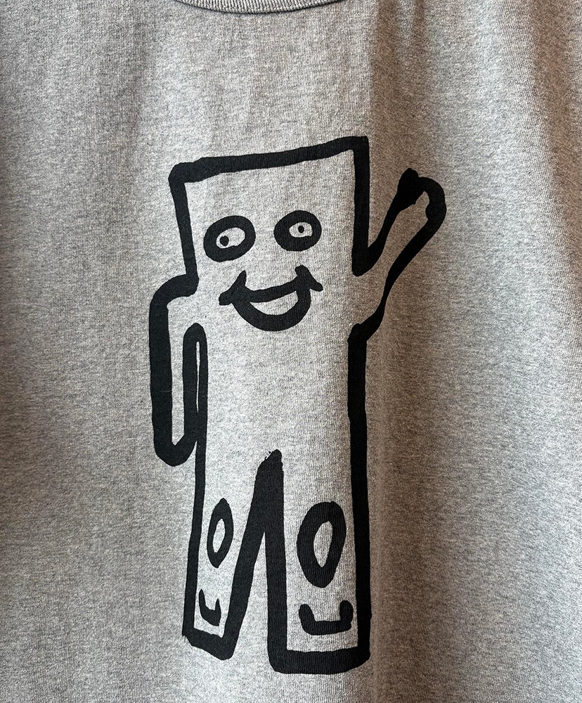 STRETCH MAN Tee Heather Gray/ヘザーグレー L(MEN)