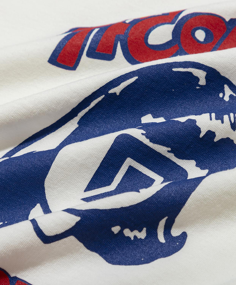 TACOMA OF NOISE Tee designed by Yunosuke Blue×Red/ブルー×レッド S(MEN)
