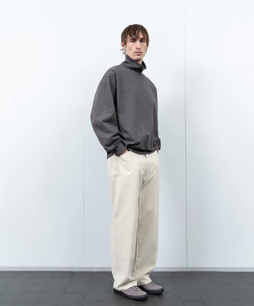Layered 1/4 Zip Pewter/ピューター L(MEN)