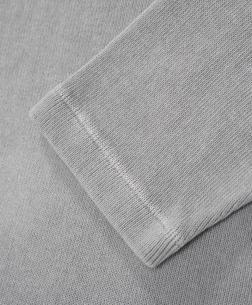 Ring Sweater Pigment Chalk/ピグメントチョーク L(MEN)