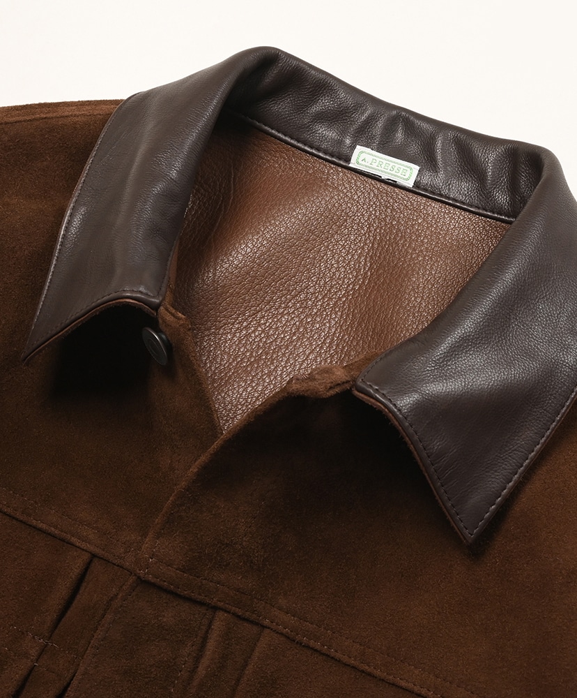 Vintage Suede Leather 1st Type Jacket Brown/ブラウン 2(MEN)