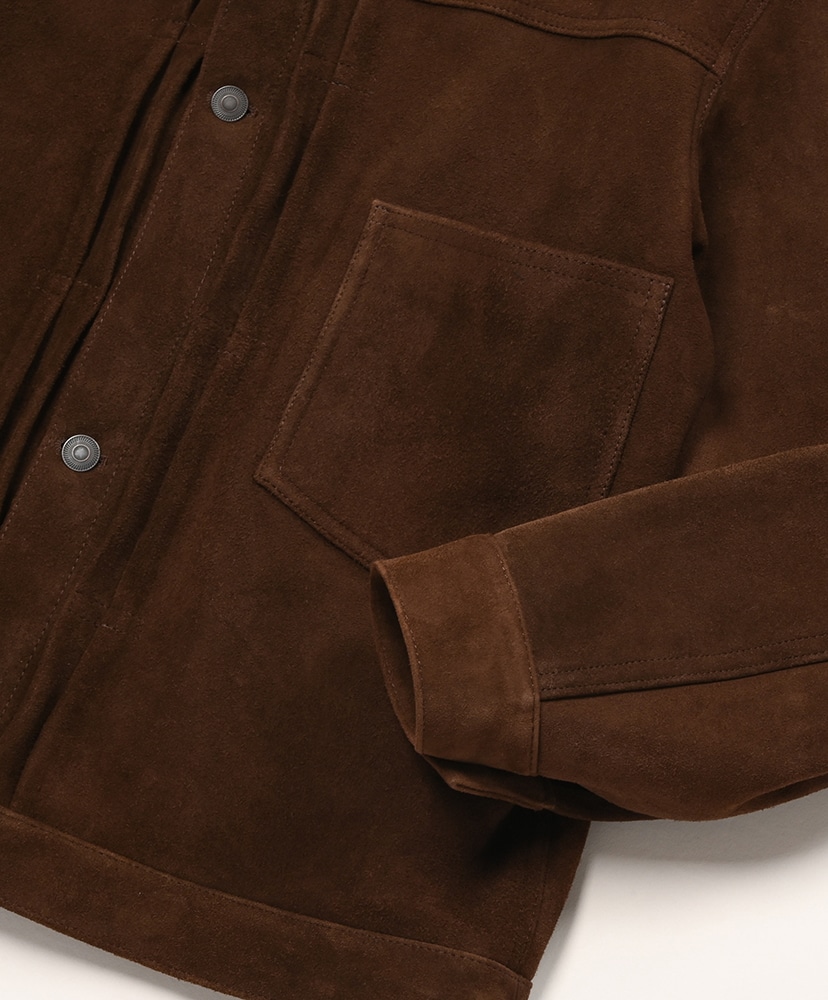 Vintage Suede Leather 1st Type Jacket Brown/ブラウン 2(MEN)