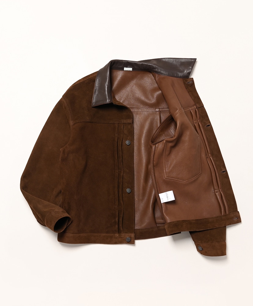 Vintage Suede Leather 1st Type Jacket Brown/ブラウン 2(MEN)