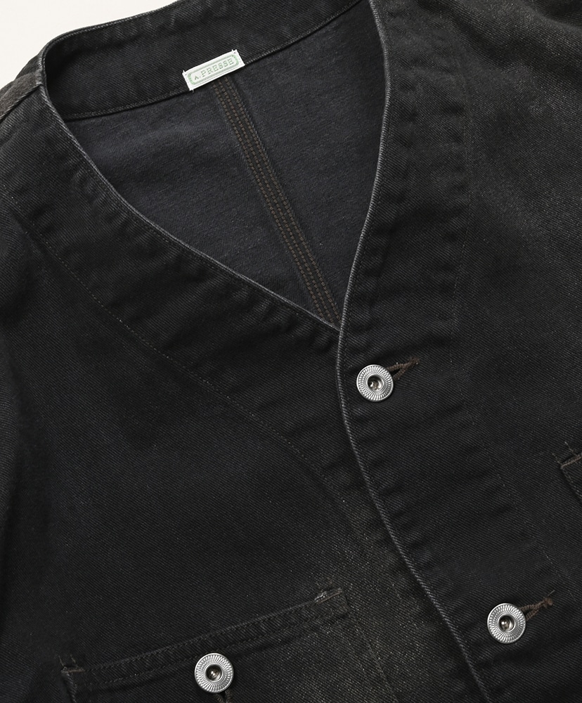 Vintage Black Denim Engineer Jacket Black/ブラック 2(MEN)
