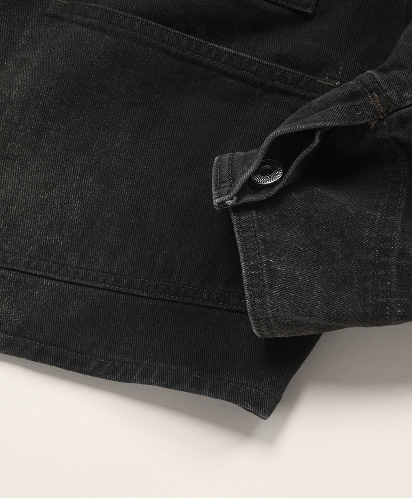 Vintage Black Denim Engineer Jacket Black/ブラック 2(MEN)