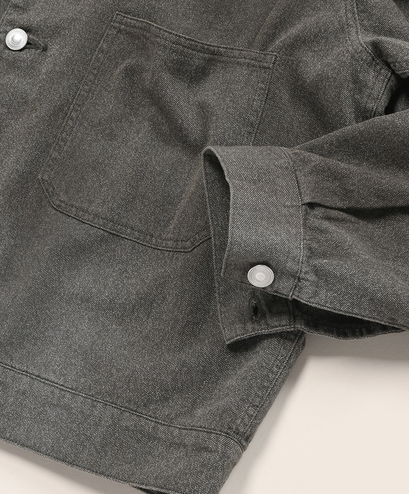 Vintage Black Chambray Work Jacket Black/ブラック 1(MEN)