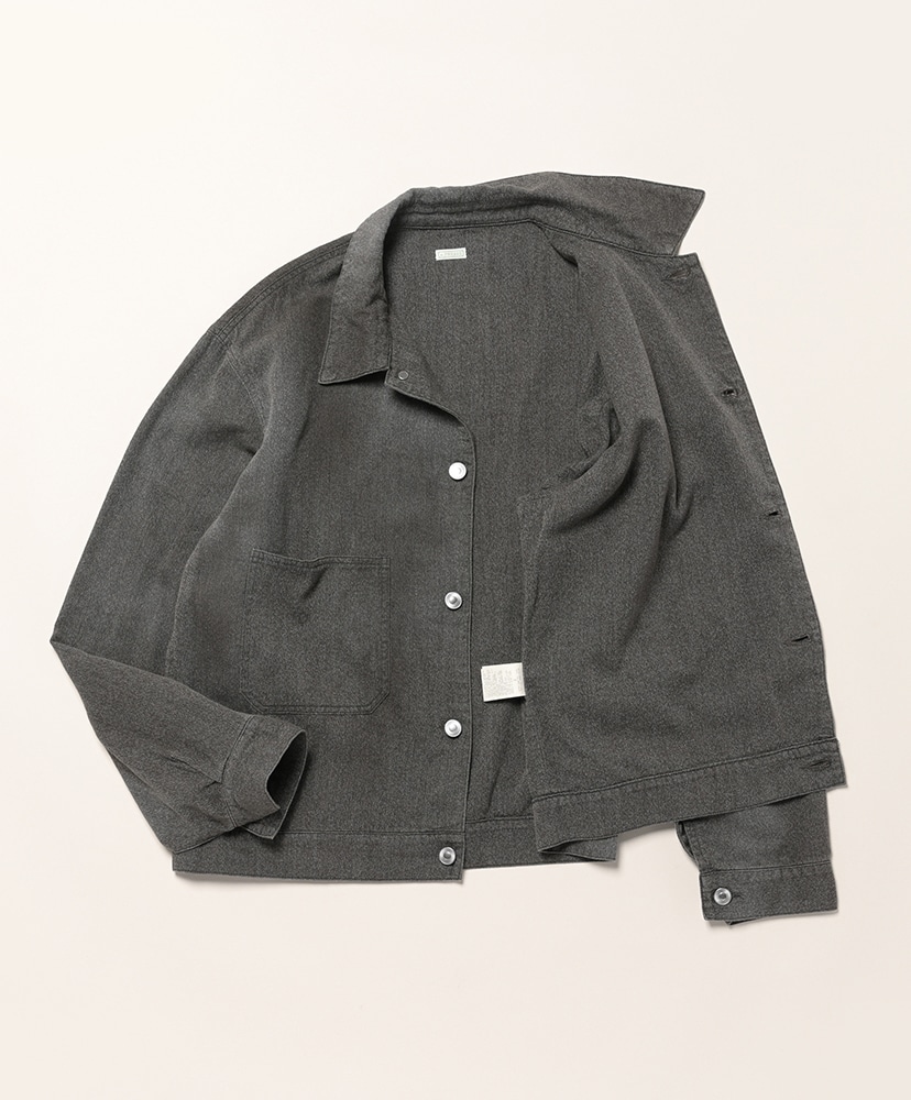 Vintage Black Chambray Work Jacket Black/ブラック 1(MEN)