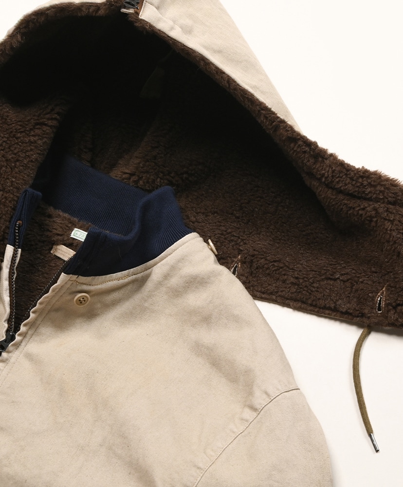 Vintage WW2 US Navy Deck Hooded Jacket Beige/ベージュ 2(MEN)