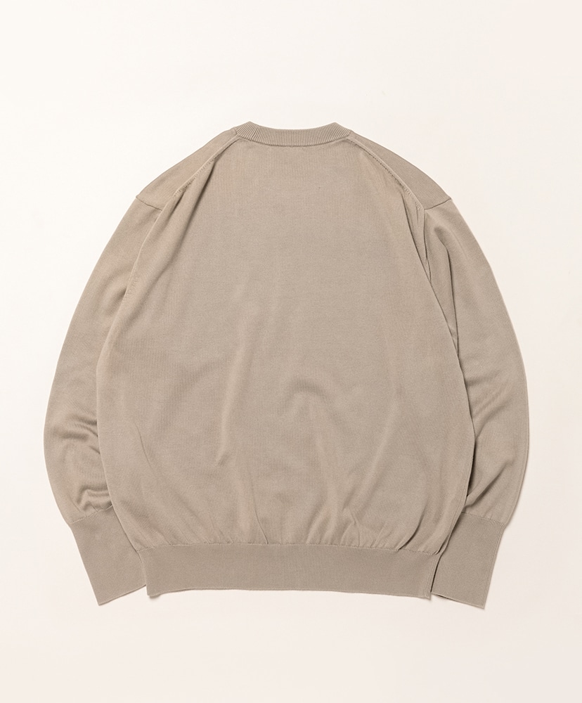 Cotton Knit L/S T-Shirt Greige/グレージュ 2(MEN)