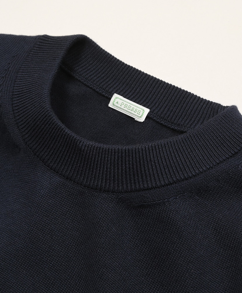 Cotton Knit L/S T-Shirt Navy/ネイビー 2(MEN)