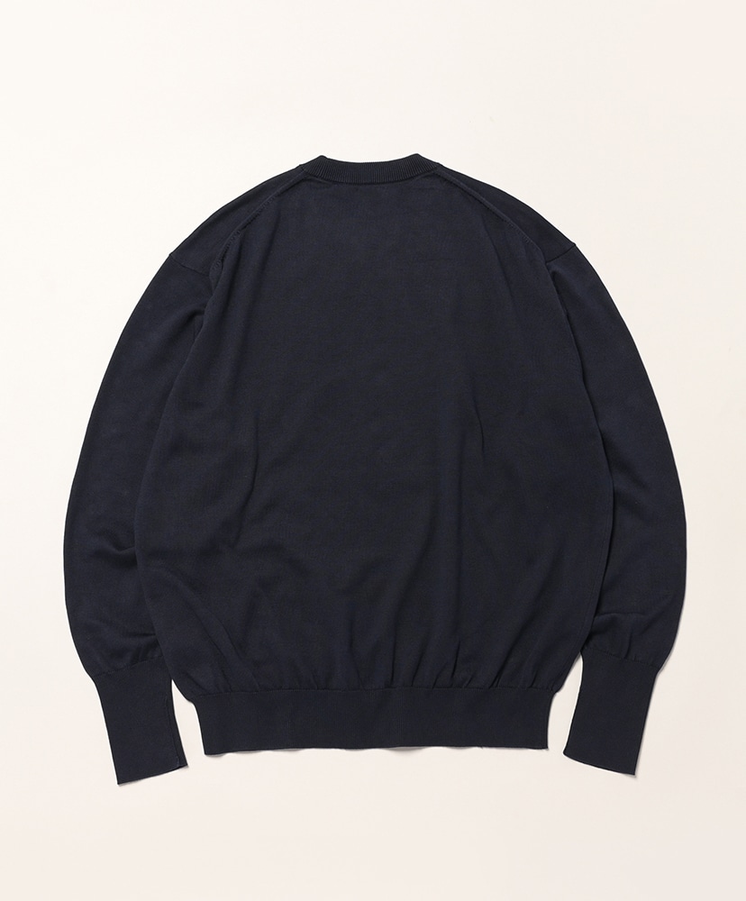 Cotton Knit L/S T-Shirt Navy/ネイビー 2(MEN)
