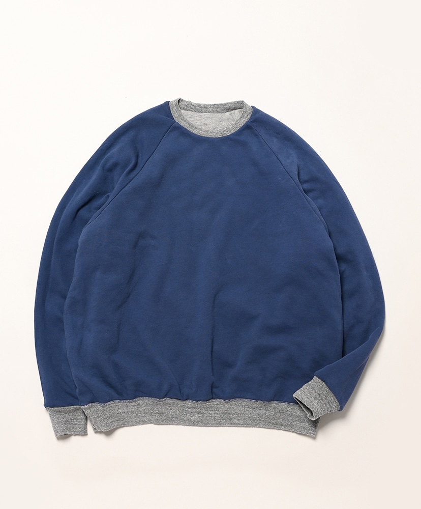 Vintage Light Weight Reversible Sweatshirt Gray×Navy/グレー×ネイビー 1(MEN)