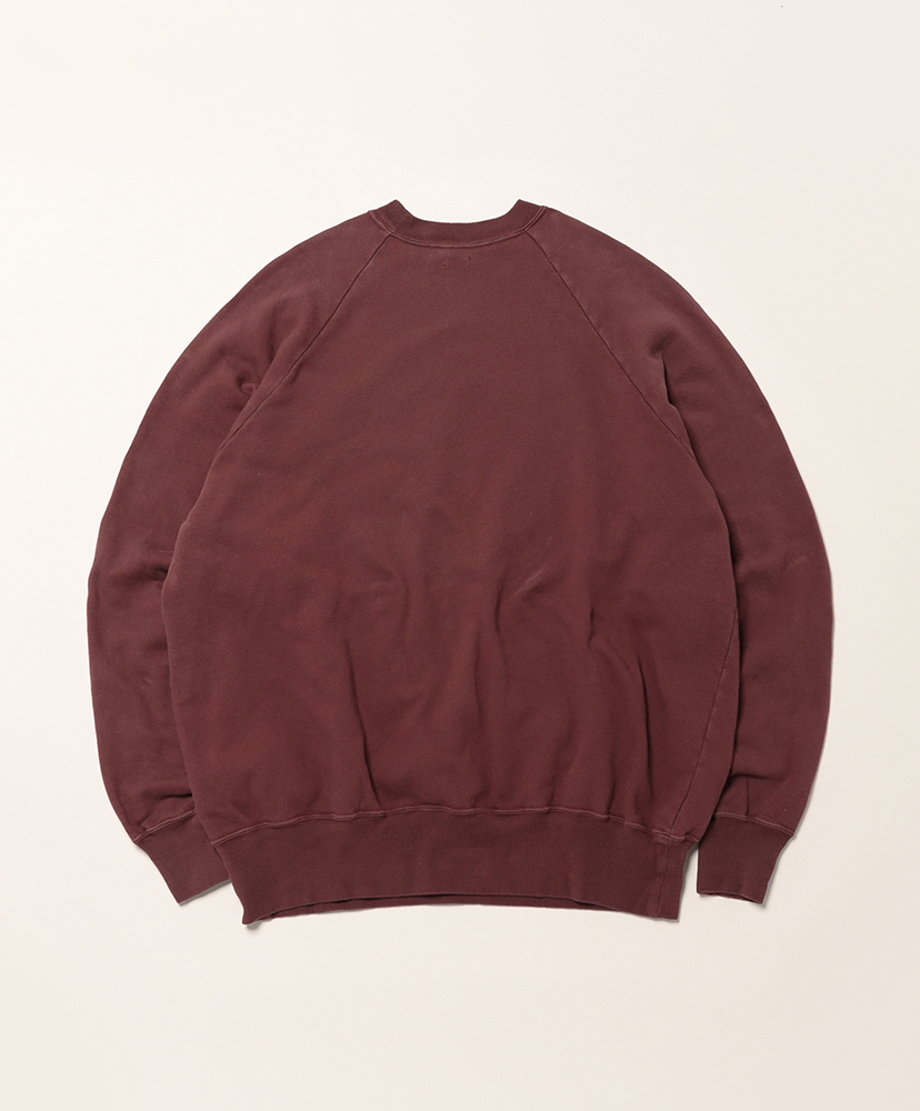 Vintage Light Weight Sweatshirt Burgundy/バーガンディ 1(MEN)
