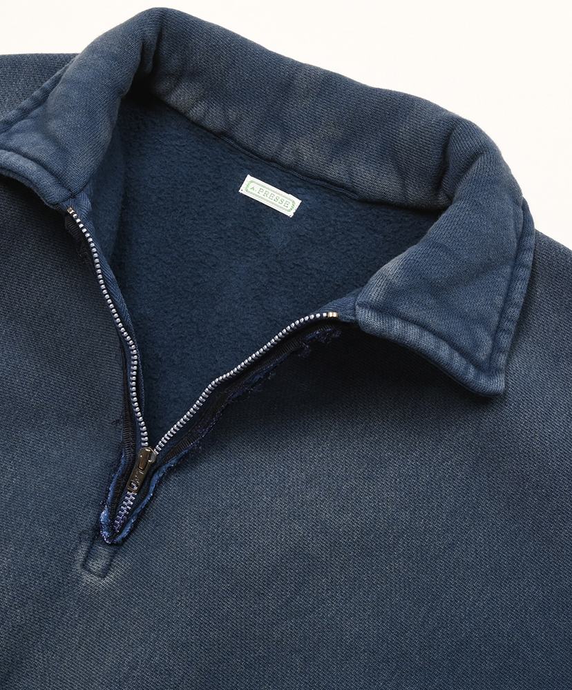 Vintage Half Zip Sweatshirt Blue/ブルー 2(MEN)