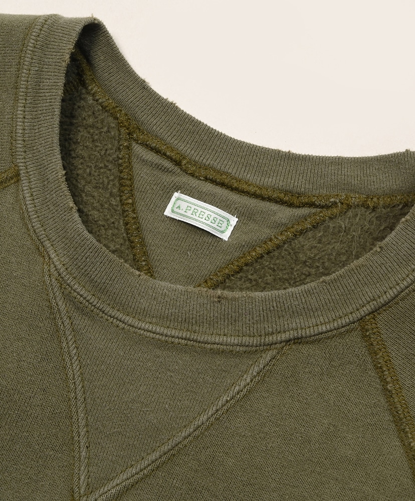 Vintage Double V Sweatshirt Olive/オリーブ 2(MEN)