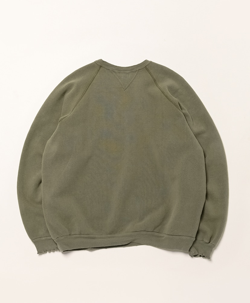Vintage Double V Sweatshirt Olive/オリーブ 2(MEN)