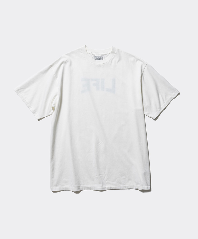 Unlikely Lt Weight Tee "LIFE" White/ホワイト L(MEN)