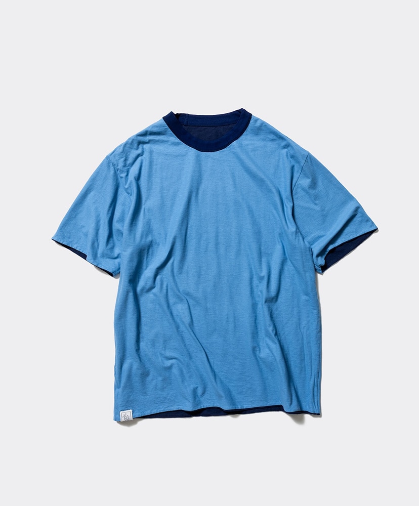 Unlikely Reversible Tee Navy×Sax/ネイビー×サックス L(MEN)