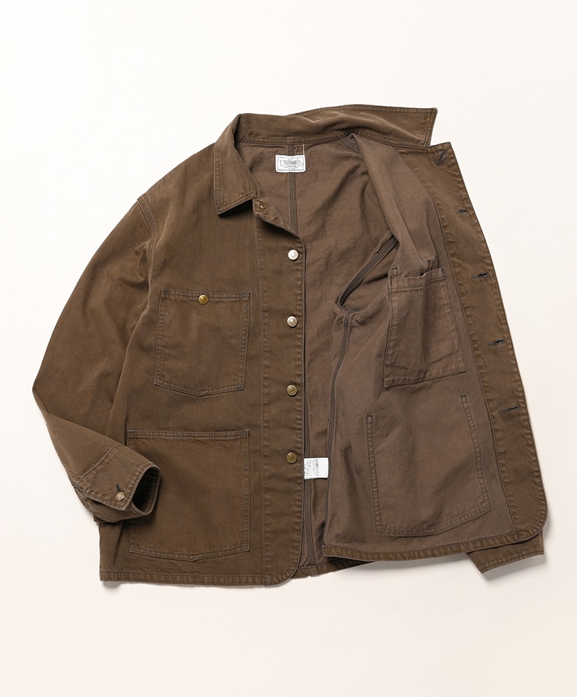 Unlikely Chore Jacket Color Denim Brown Wash/ブラウンウォッシュ L(MEN)